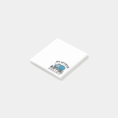 My official napping shirt - Lazy sleeping Sloth ポストイット (アングル)