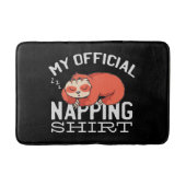 My official napping shirt Sloth バスマット (正面)