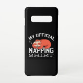 My official napping shirt Sloth Samsung Galaxyケース (裏面)