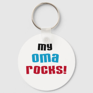 My Oma Rocks Tシャツとギフト キーホルダー