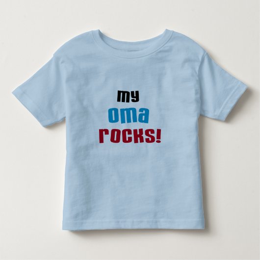 My Oma Rocks Tシャツとギフト トドラーTシャツ (正面)