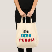 My Oma Rocks Tシャツとギフト トートバッグ (正面(商品))