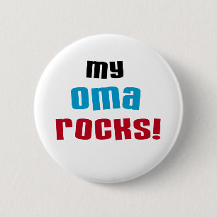 My Oma Rocks Tシャツとギフト 缶バッジ