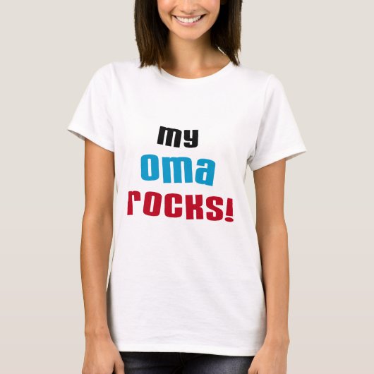 My Oma Rocks Tシャツとギフト Tシャツ (正面)