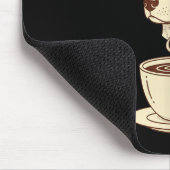 My Only Resolution Is More Caffeine Funny Dog Coff マウスパッド (コーナー)