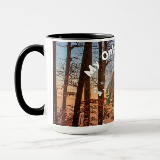My Only Sun Shine Mug Edit Text and Change Image マグカップ (左)