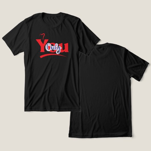 My Only You トライブレンドＴシャツ (デザイン正面&裏面)