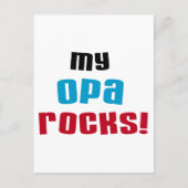 My Opa Rocks Tシャツ&ギフト ポストカード (正面)