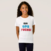 My Opa Rocks Tシャツ&ギフト Tシャツ (正面フル)
