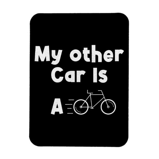 My Other Car is a Bike マグネット (縦)