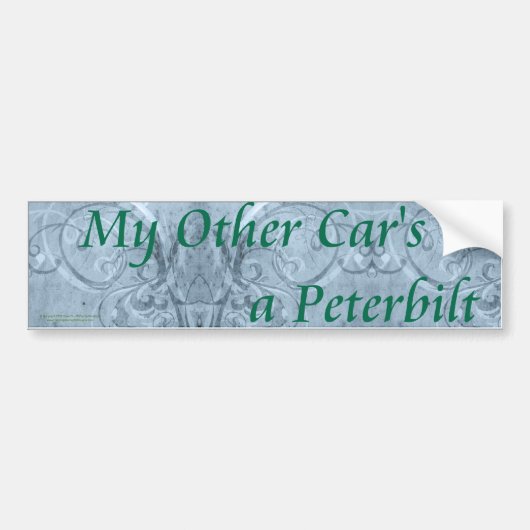 My_Other_Car_Peterbilt_Bumper_Sticker バンパーステッカー (正面)