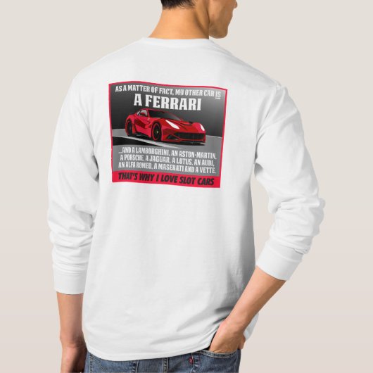 My Other Car Slot Journal Tee Long Sleeve Tシャツ (裏面)