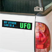 MY OTHER CAR - UFOバンパーステッカー バンパーステッカー (トラック上)