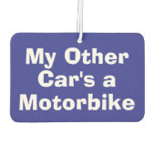My Other Car's a Motorbike カーエアーフレッシュナー (裏面)