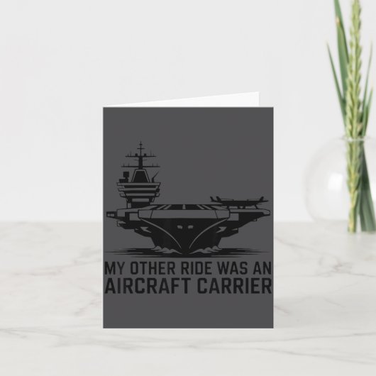 My Other Ride Was An Aircraft Carrier カード (正面)