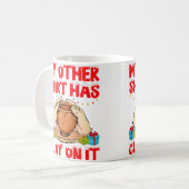 My Other Shirt Has Clay On It - Funny Pottery Chri コーヒーマグカップ (正面左)