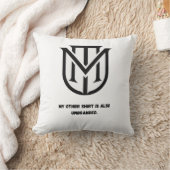My Other Shirt Is Also Unbranded Pillow| 静かなL クッション (ブランケット)
