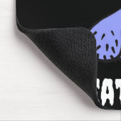 My Owner Beats Me Fun Novelty Adult Humour Black マウスパッド (コーナー)