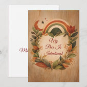 My Pace is Intentional | Slow Living Aesthetic |  シーズンカード (正面/裏面)