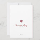 My Pace is Intentional | Slow Living Aesthetic |  シーズンカード (裏面)