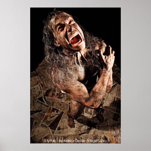 『My Pain』 - by Andrew Gettler ポスター (正面)