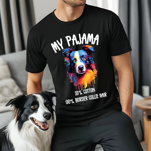 My Pajama - Collie おもしろい Gift for 縁ど犬のオーナー Tシャツ