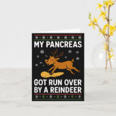 My Pancreas Got Run Over By A Reindeer Christmas D カード (黄色い花)