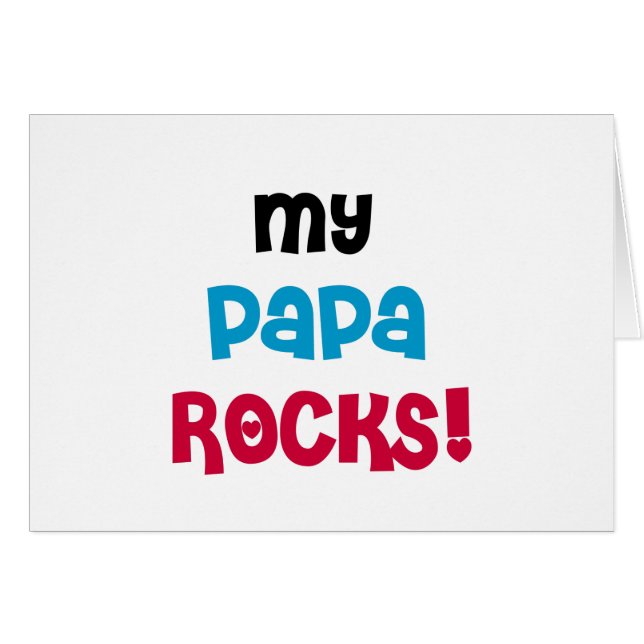 My Papa Rocks Tシャツ&ギフト (正面横)