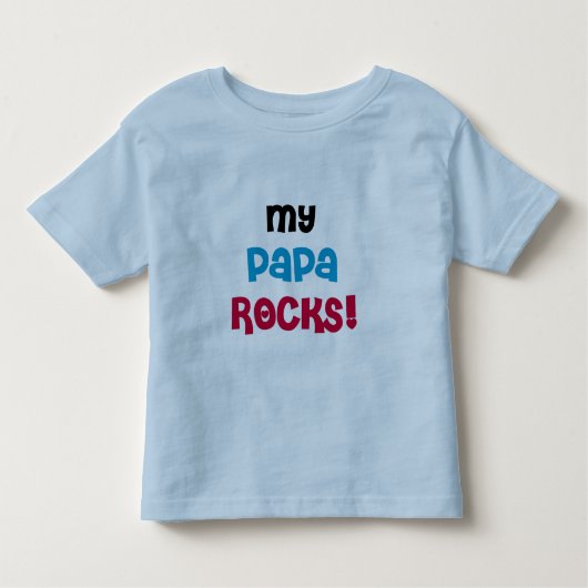 My Papa Rocks Tシャツ&ギフト トドラーTシャツ (正面)