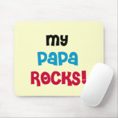 My Papa Rocks Tシャツ&ギフト マウスパッド (マウス)