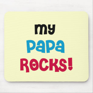 My Papa Rocks Tシャツ&ギフト マウスパッド