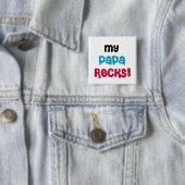 My Papa Rocks Tシャツ&ギフト 缶バッジ (インサイチュ)