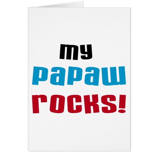 My Papaw Rocks Tシャツ&ギフト (正面)