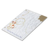 My Parson Russell Terrier私のレッス食べン・プラン ノートパッド (アングル)