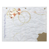 My Parson Russell Terrier私のレッス食べン・プラン ノートパッド (正面)