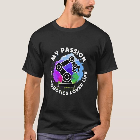 My Passion My Roboticsエンジニアリング技術Robo Tシャツ (正面)