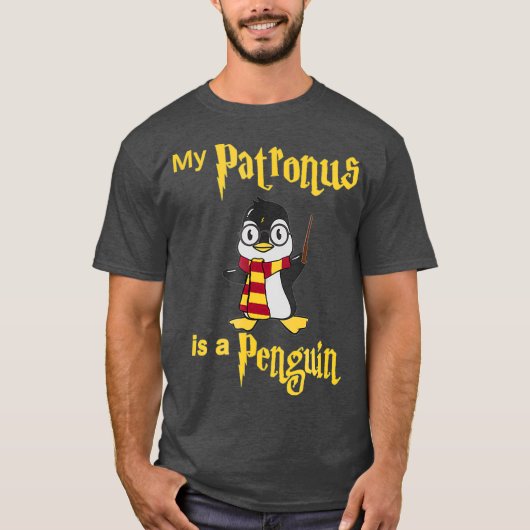 My Patronus is a Penguin  For Wizarding Fans Tシャツ (正面)