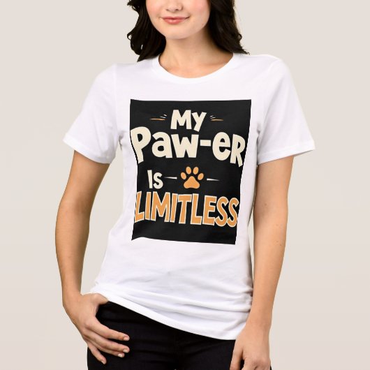 My Paw-er Is Limitless トライブレンドＴシャツ (正面)