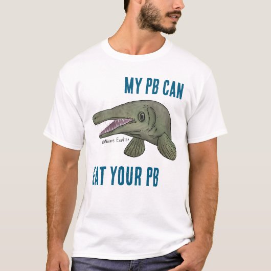 “MY PB CAN EAT YOUR PB” アラゲーターガーシャツ Tシャツ (正面)