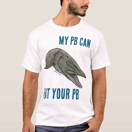 “MY PB CAN EAT YOUR PB” マスキーTシャツ Tシャツ (正面)