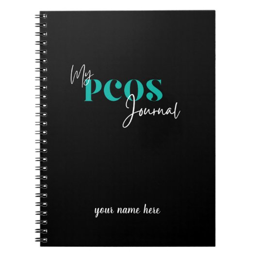 My PCOS Journal – 多嚢胞性卵巣症候群 ノートブック (正面)