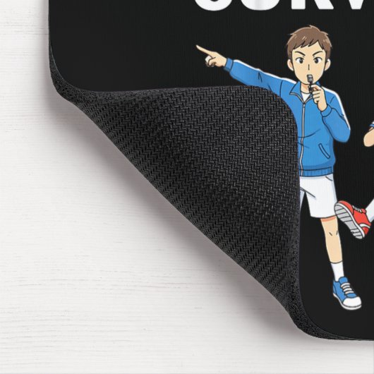 My Pe Teacher Survived 67 Days Of Me Student Back  マウスパッド (コーナー)