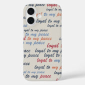 My Peaceに忠実 iPhoneケース 16 Case-Mate iPhoneケース (裏面)