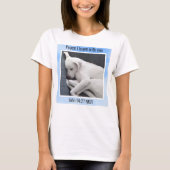 My Peace I 与え You Bible Verse Dog in Blue Sky Tシャツ (正面)