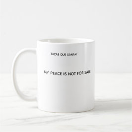 My Peace Is Not For Sale Mug | Self Love Coffee  コーヒーマグカップ