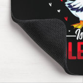 My Pelican Is My Valentine Romantic Humor For Love マウスパッド (コーナー)