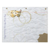 My Pembroke Welsh Corgi Ate my Lesson Plan ノートパッド (正面)