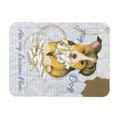 My Pembroke Welsh Corgi Ate my Lesson Plan マグネット (横)