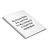 My People Skills Are Just Fine ノートブック (右側)