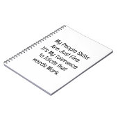 My People Skills Are Just Fine ノートブック (左側)